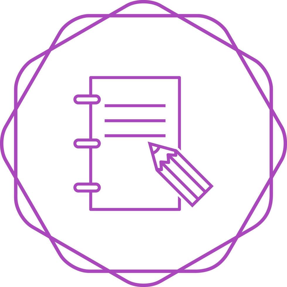 Notepad Vector Icon