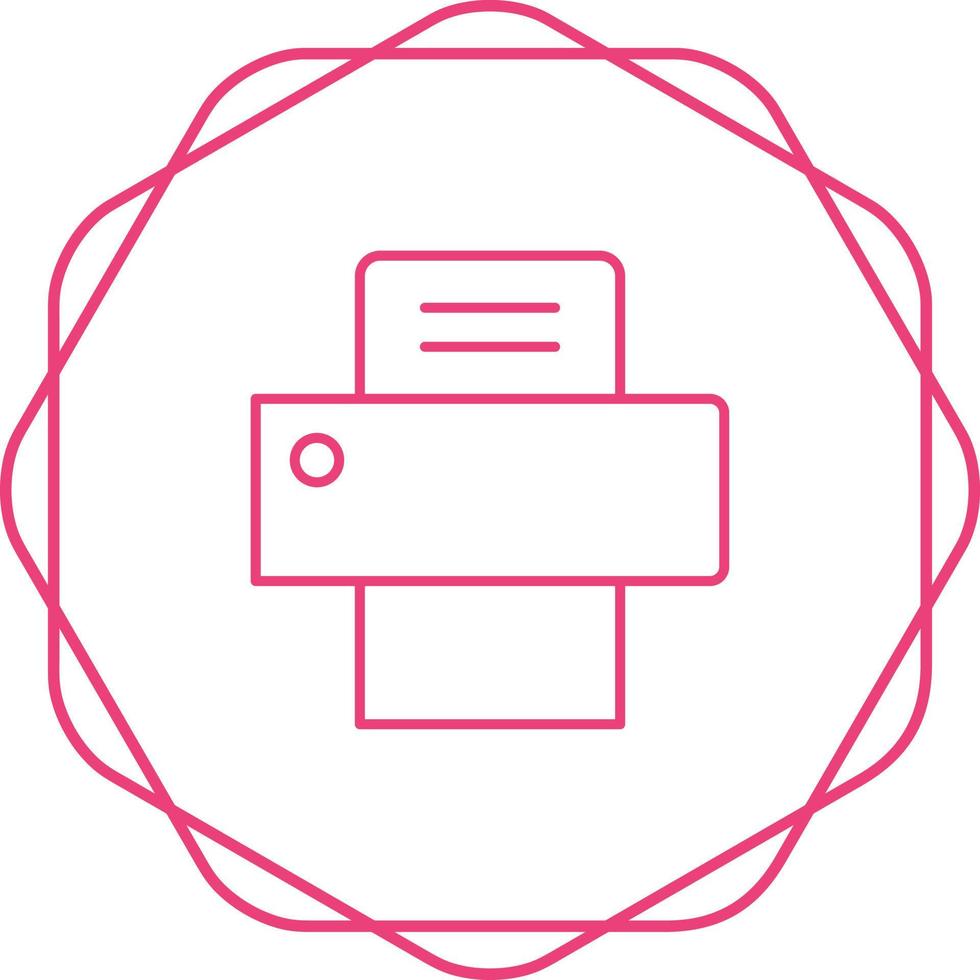 Fax Machine Vector Icon