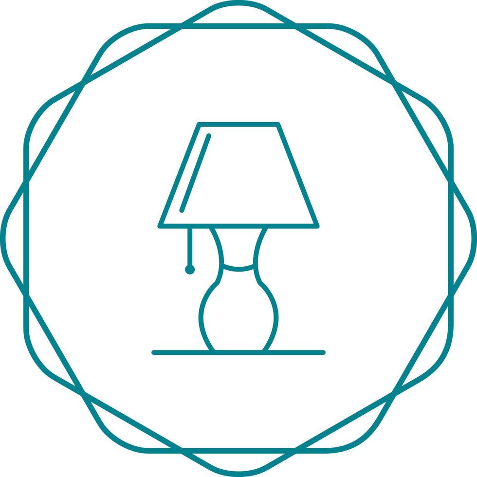 Table Lamp Vector Icon