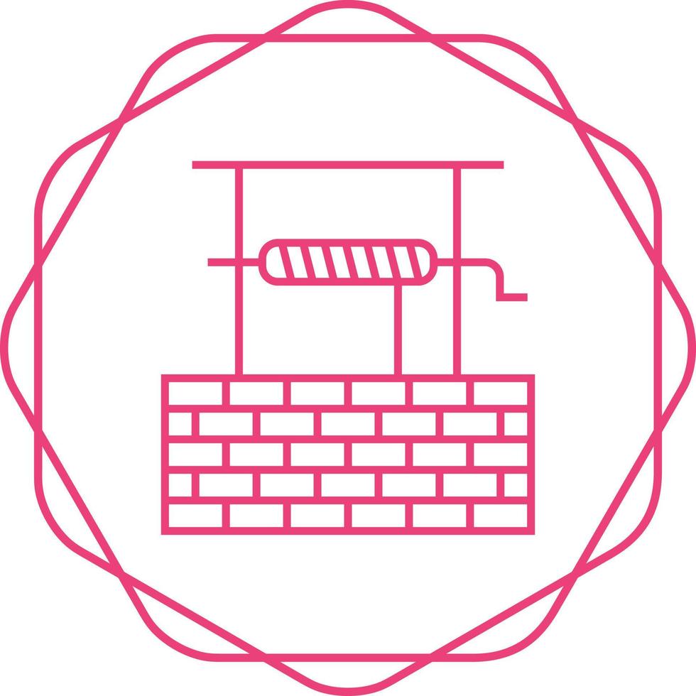 Water Well Vector Icon