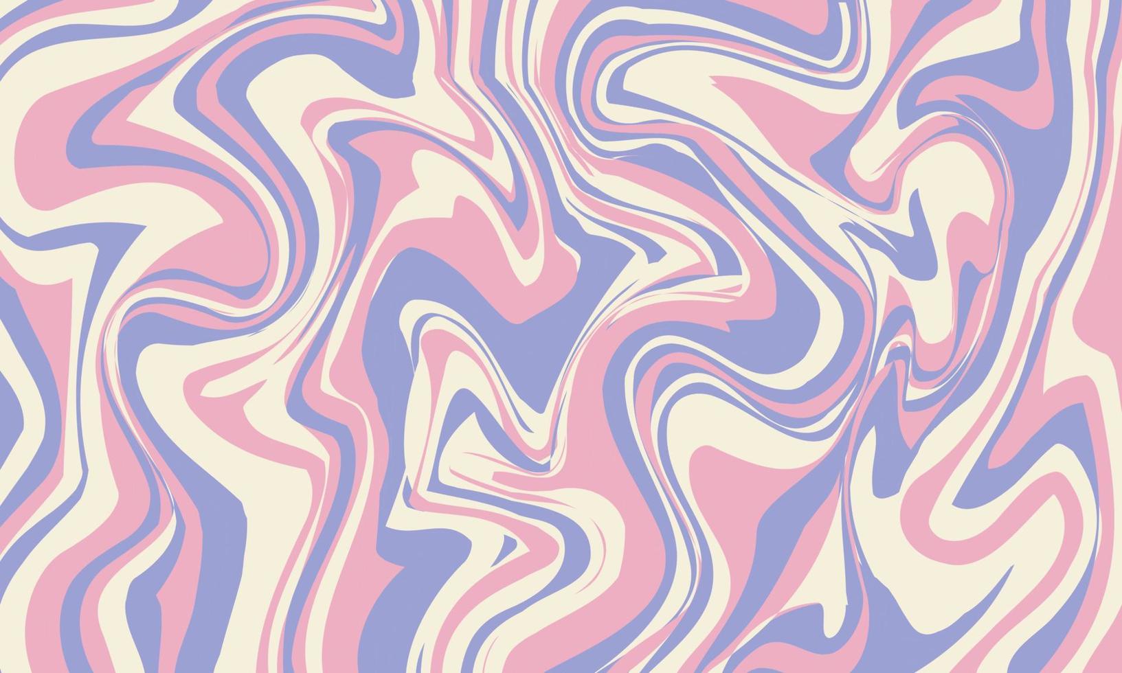 Psychedelic swirl groovy poster. Psychedelic retro wave wallpaper. Liquid groovy background. Vector design illustration.