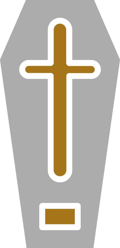 Coffin Vector Icon Style