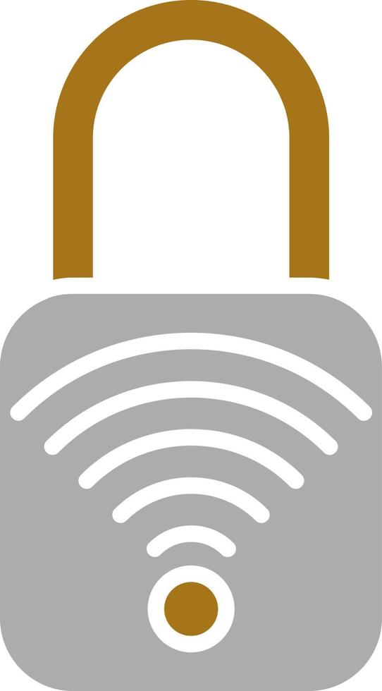 Smart Lock Vector Icon Style