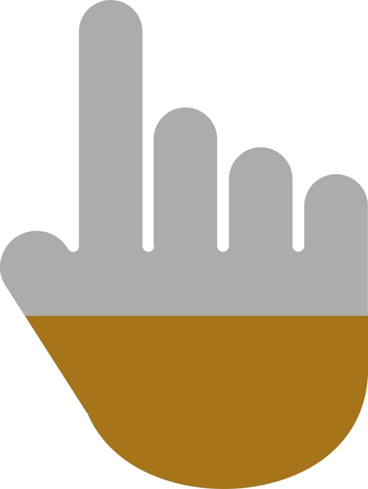 Arrow Hand Vector Icon Style