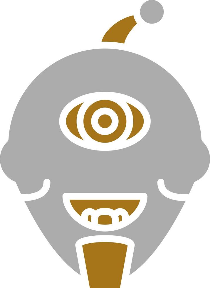 Cyclop Monster Vector Icon Style