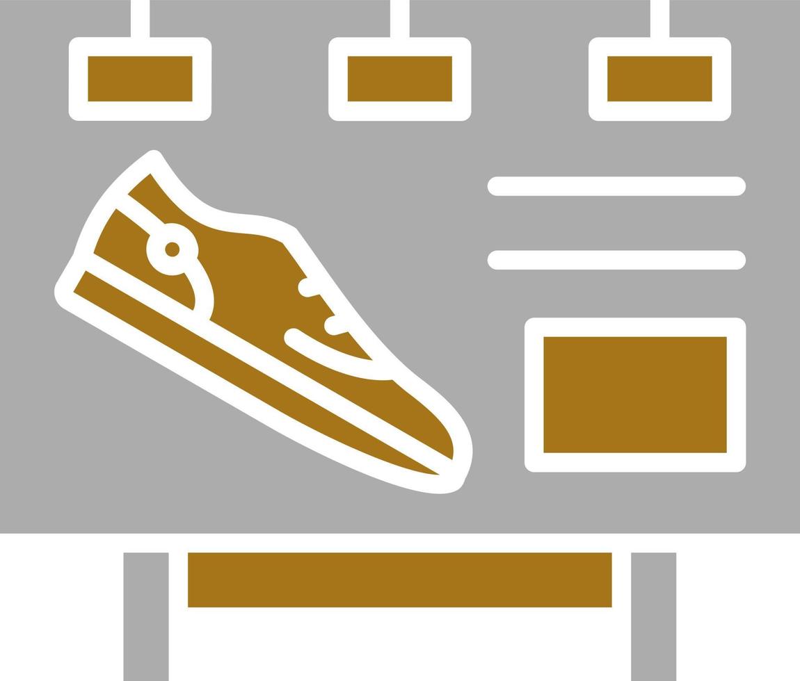 zapato márketing vector icono estilo