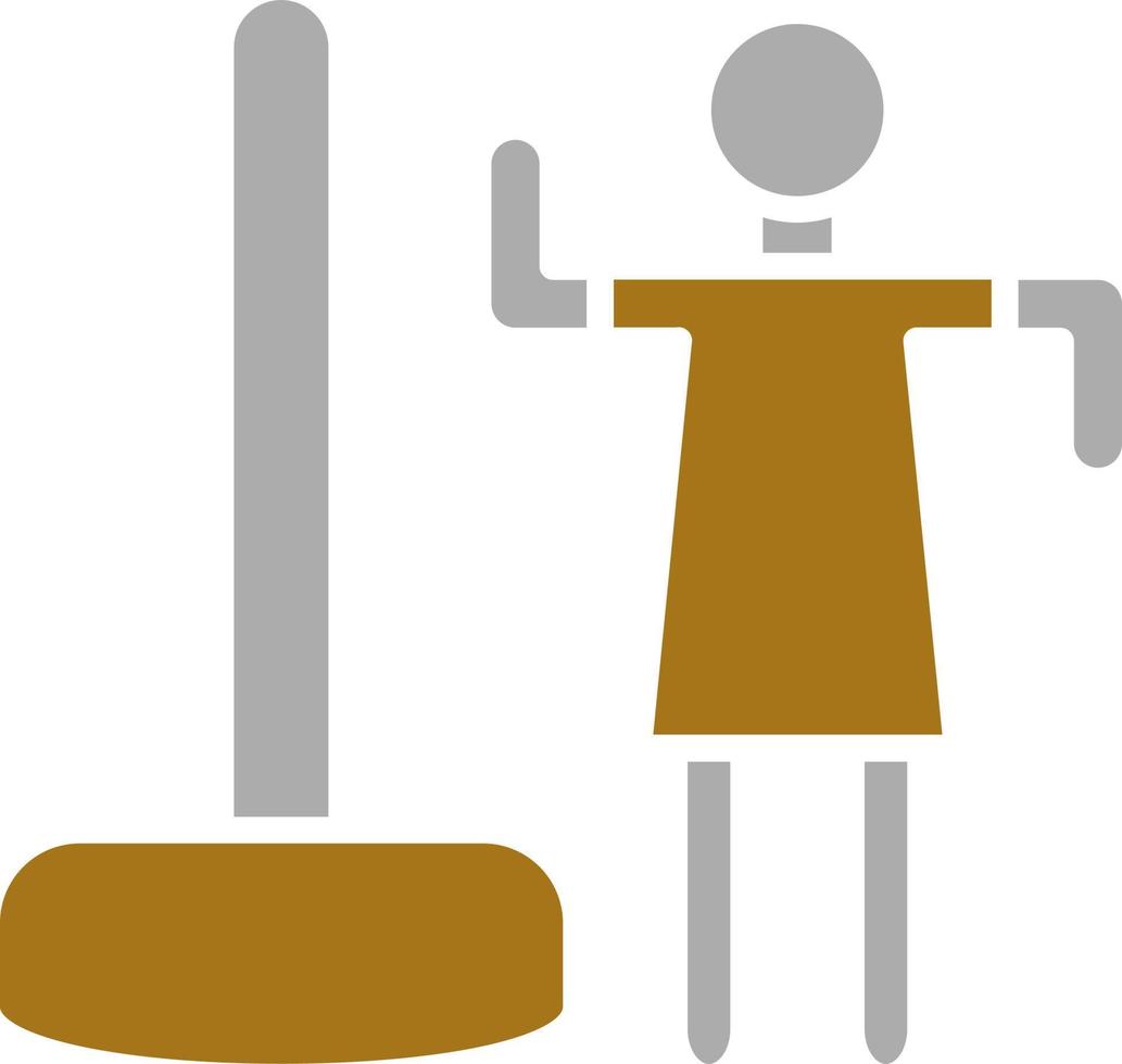 Pole Dancer Vector Icon Style
