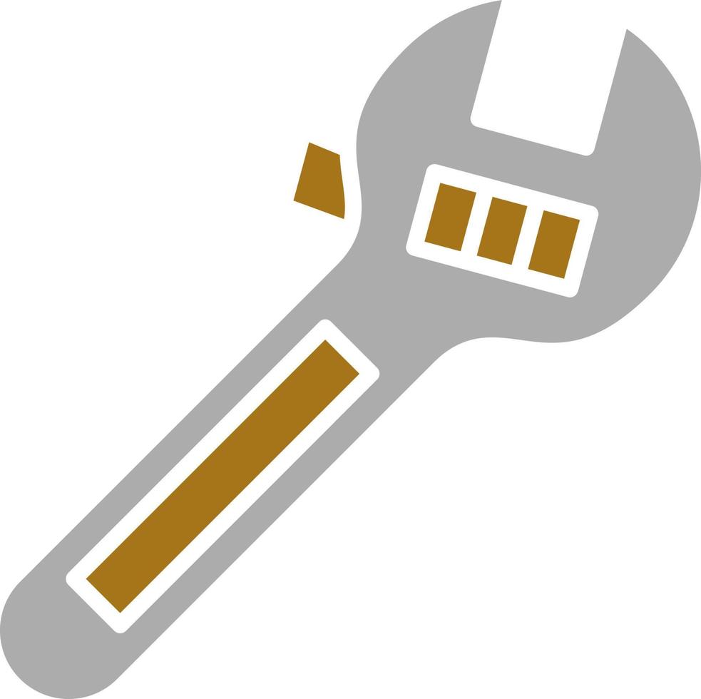 Wrench Vector Icon Style