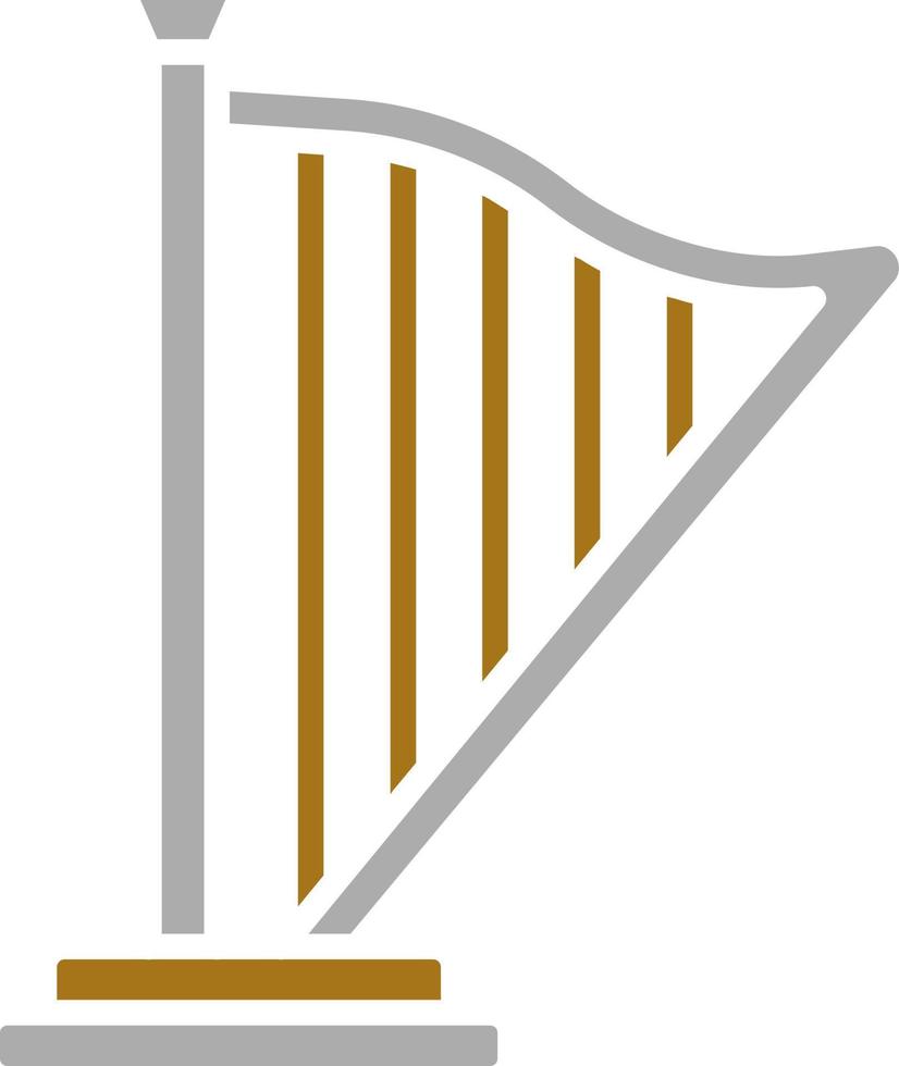 Harp Vector Icon Style