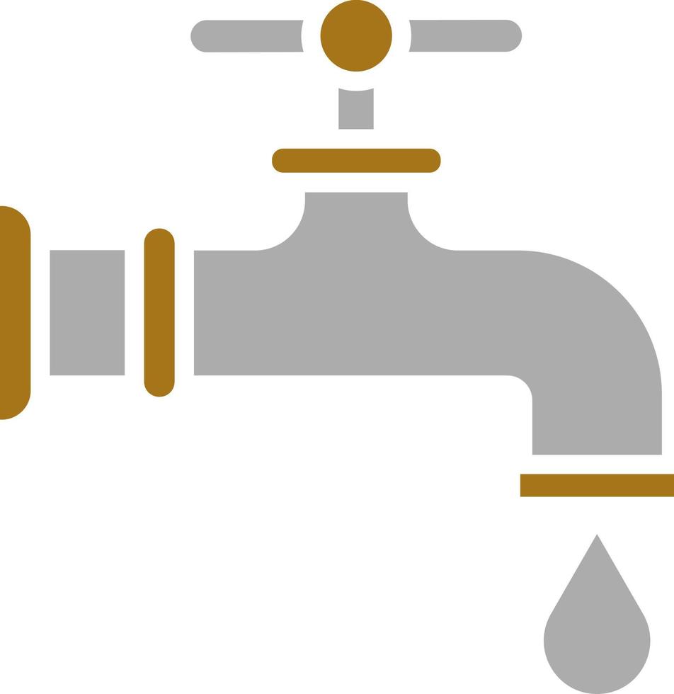 Water Tap Vector Icon Style