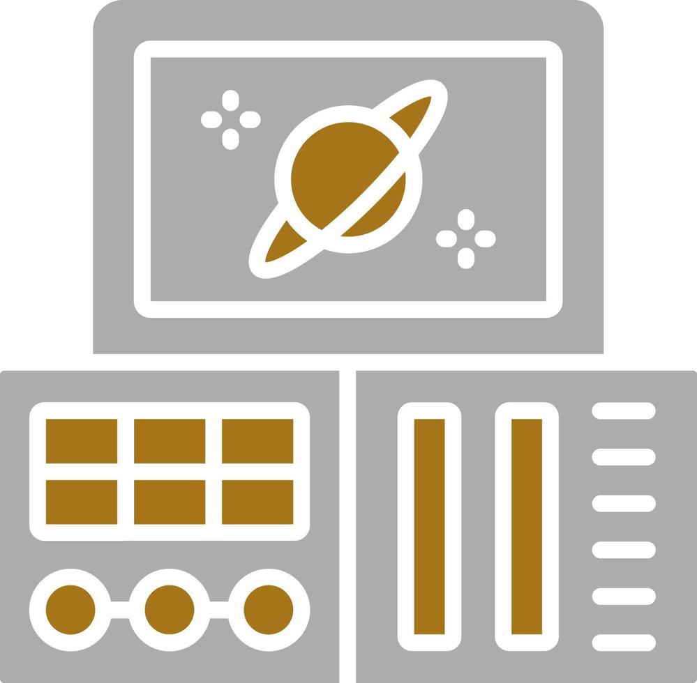 Space Control Panel Vector Icon Style