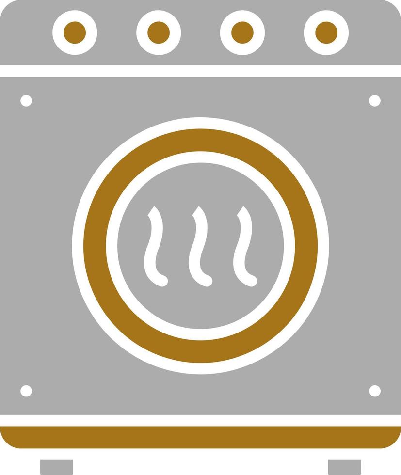 Drying Machine Vector Icon Style