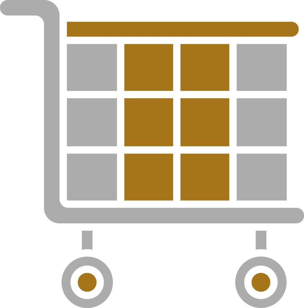 Trolley Vector Icon Style