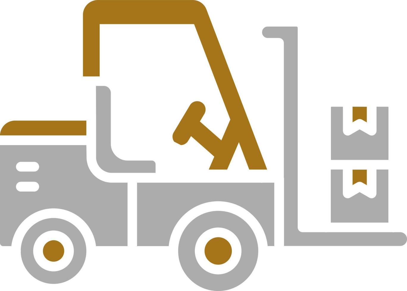 Forklift Vector Icon Style