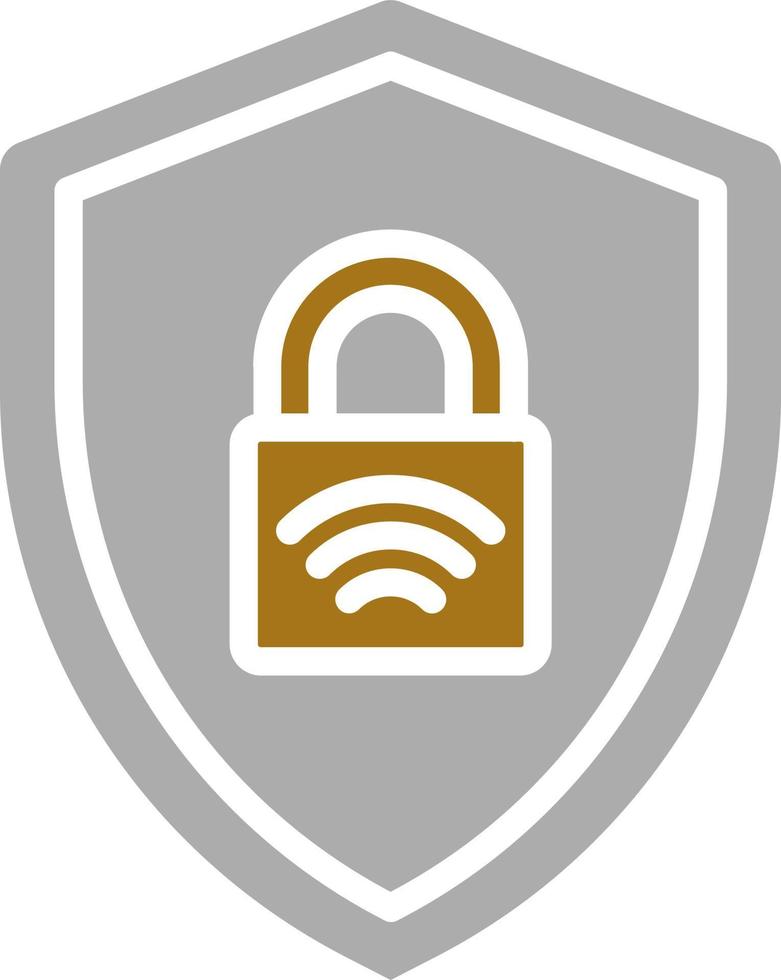 Smart Lock Vector Icon Style