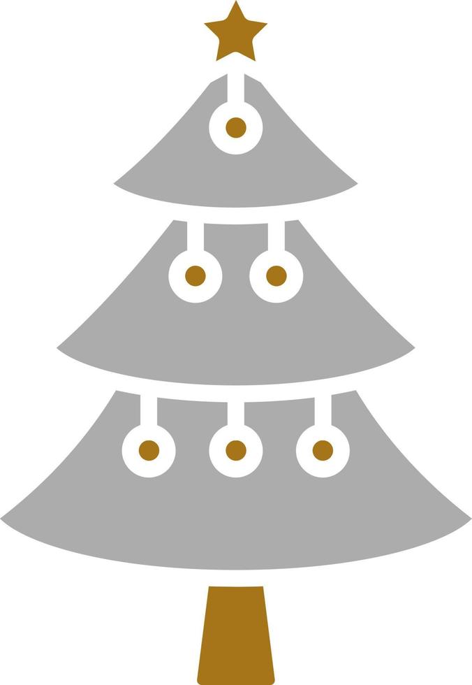 Christmas Tree Vector Icon Style