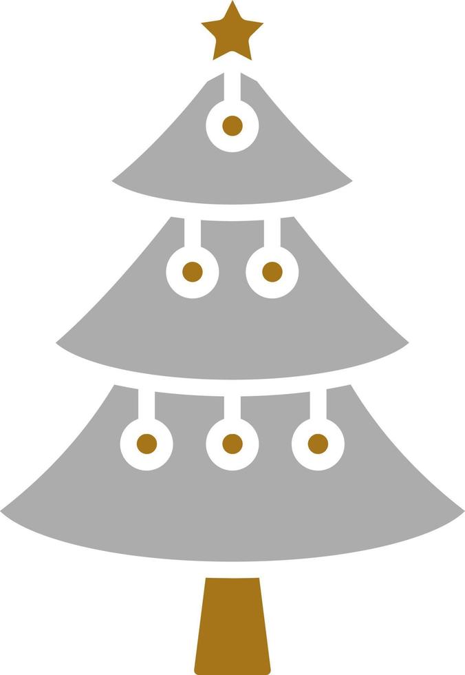 Navidad árbol vector icono estilo