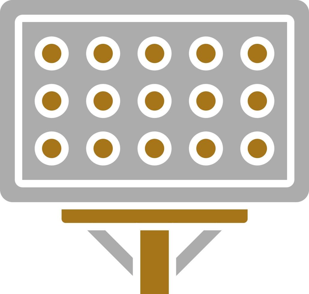 Stadium Lights Vector Icon Style