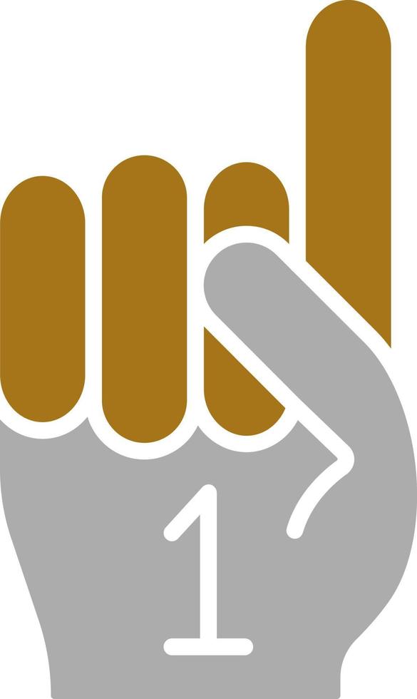 Foam Hand Vector Icon Style