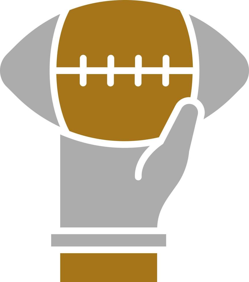 Quarterback Vector Icon Style
