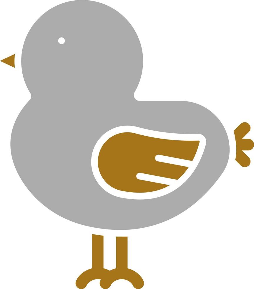 Chick Vector Icon Style