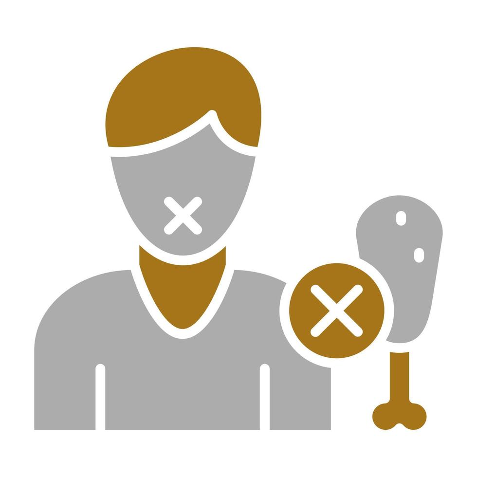 Anorexia Nervosa Vector Icon Style