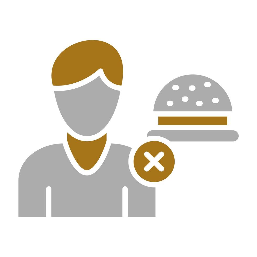 No Appetite Vector Icon Style