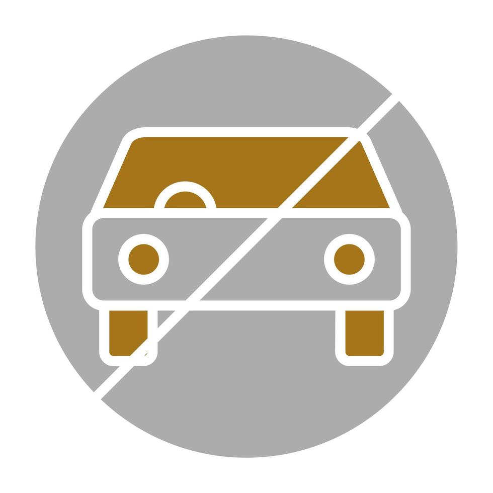 No Commute Vector Icon Style