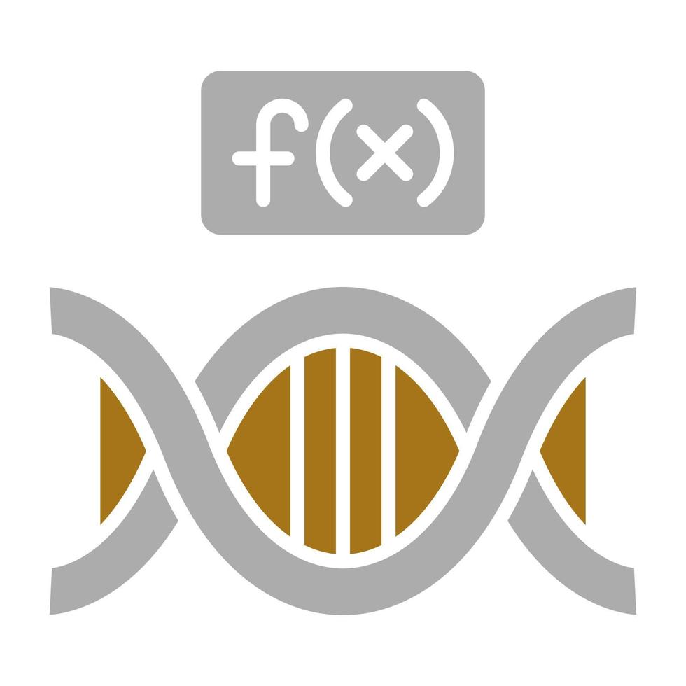 funcional genómica vector icono estilo