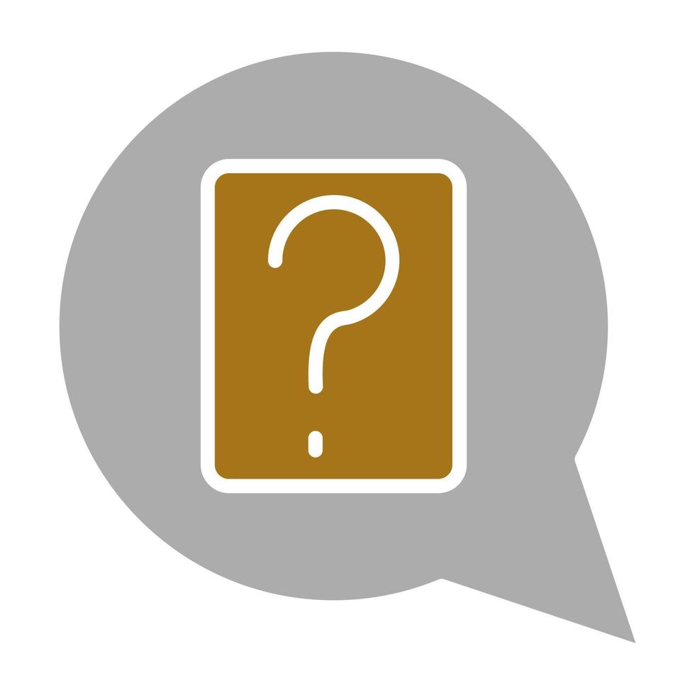 Question Vector Icon Style