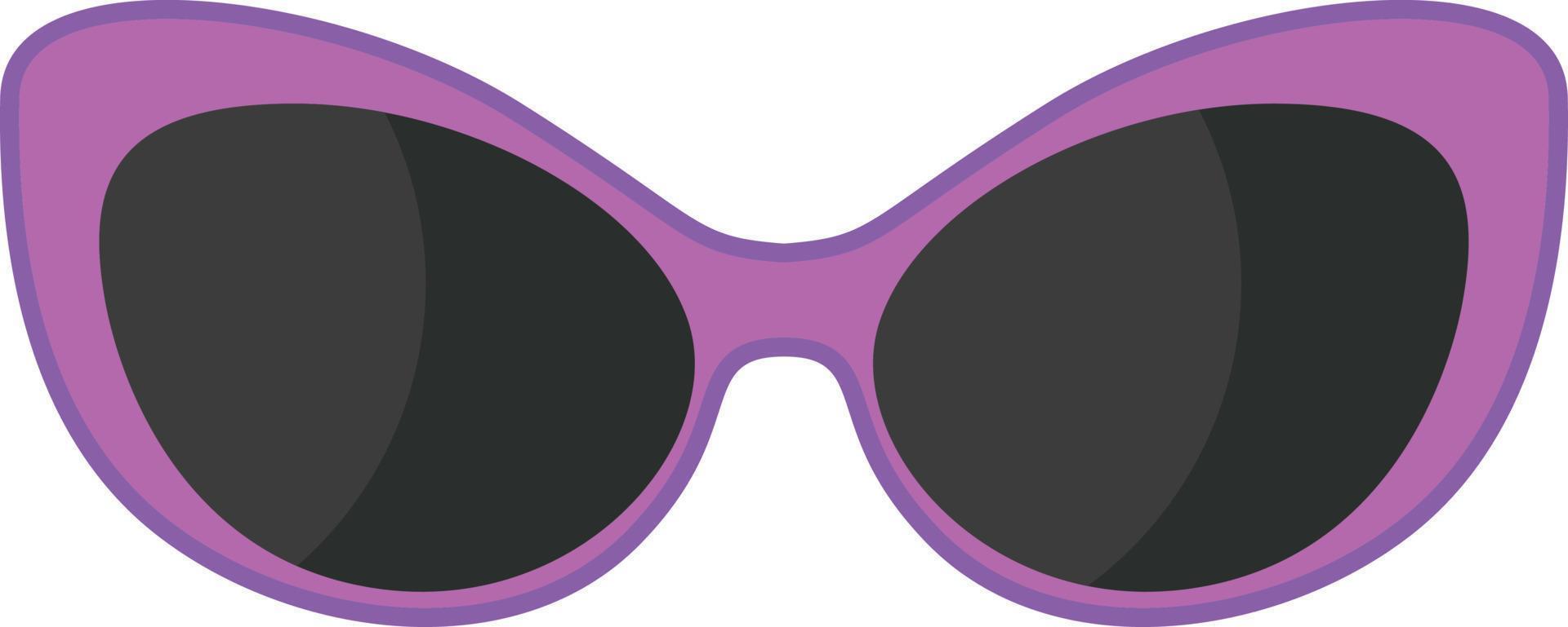 Summer purple sunglasses isolated in seamless vector