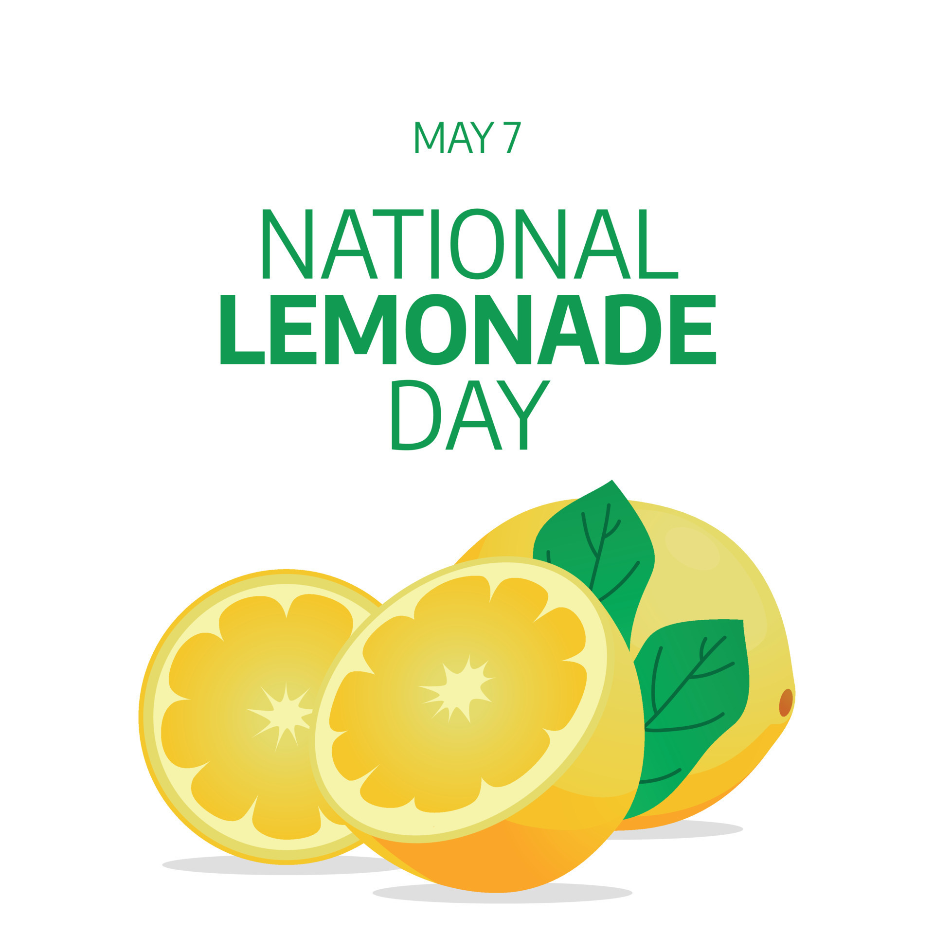 vector graphic of national lemonade day good for national lemonade day