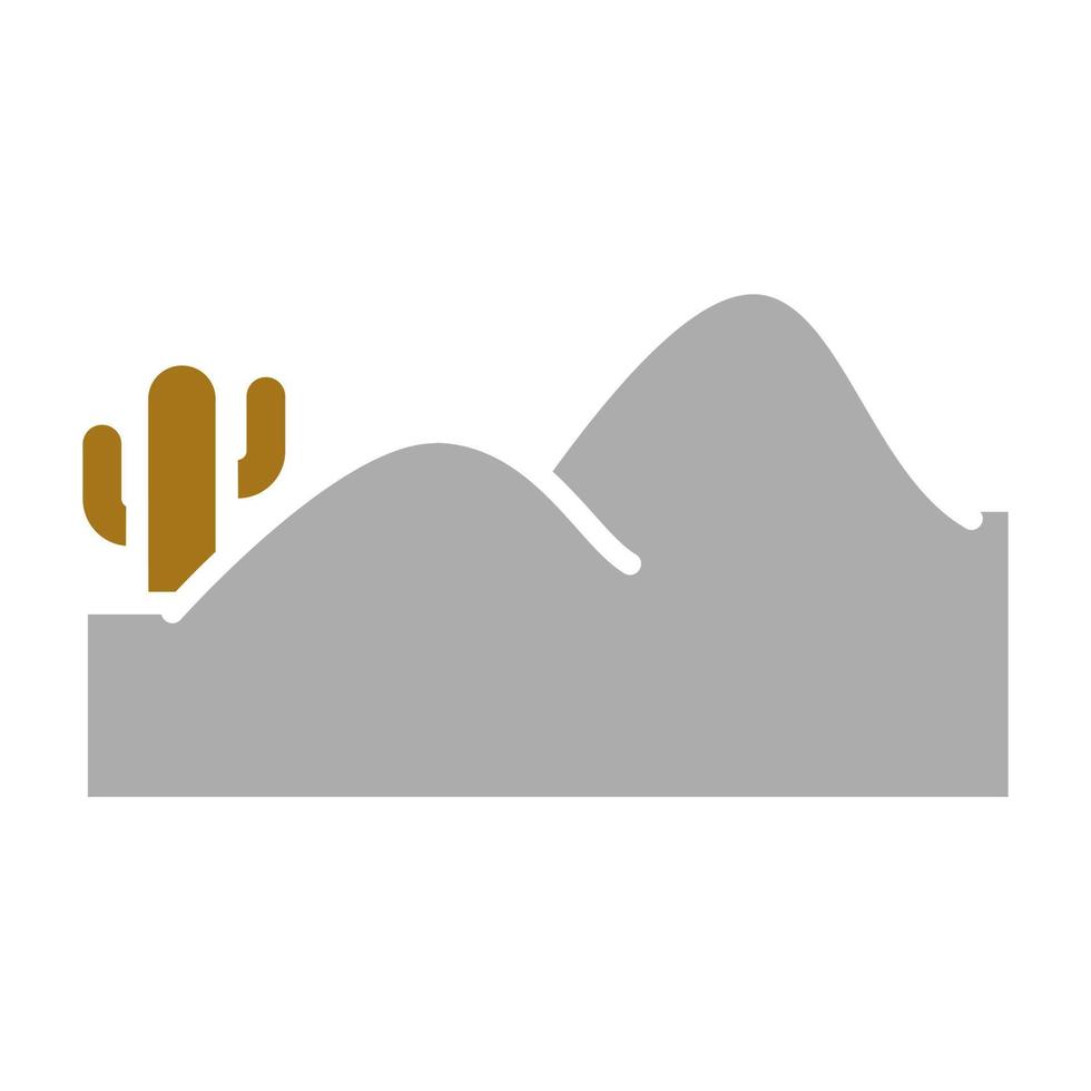 Desert Vector Icon Style