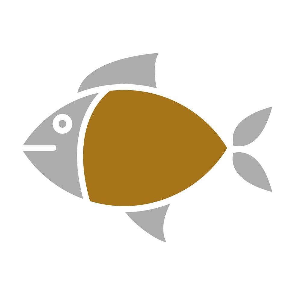 pescado vector icono estilo