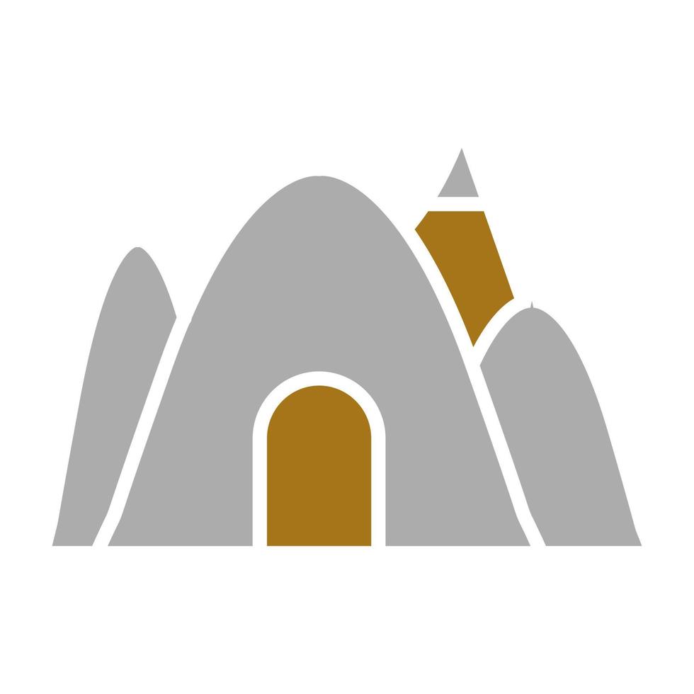 Cave Vector Icon Style