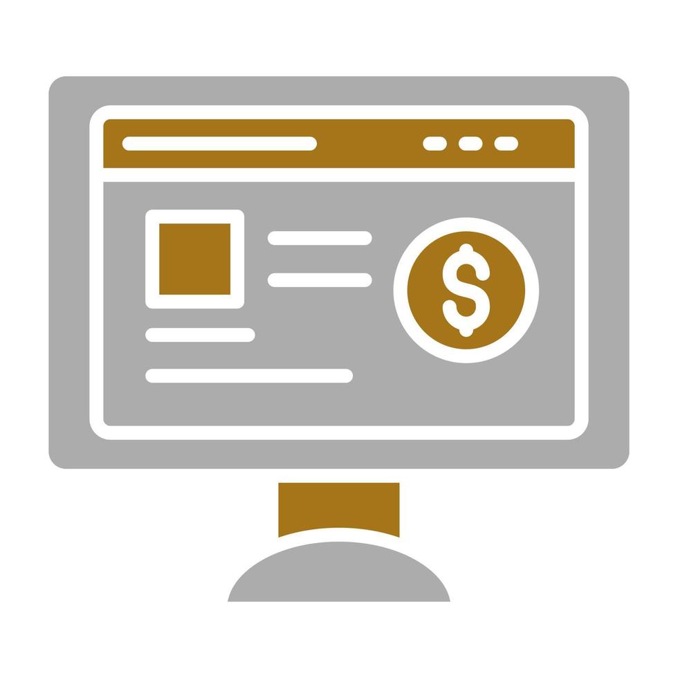 Crowdfunding Portal Vector Icon Style