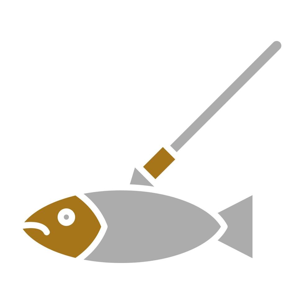 Spearfishing Vector Icon Style