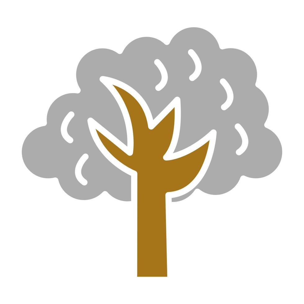 Autumn Tree Vector Icon Style