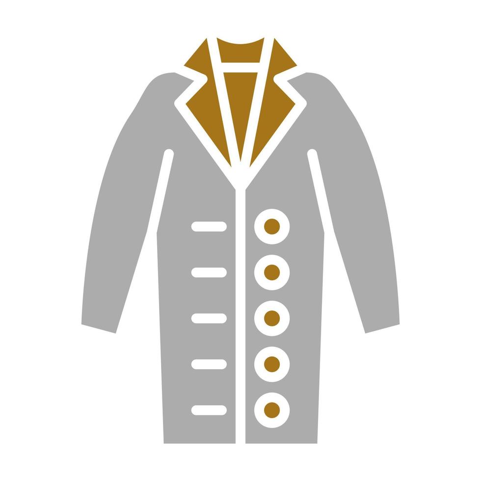 Long Coat Vector Icon Style