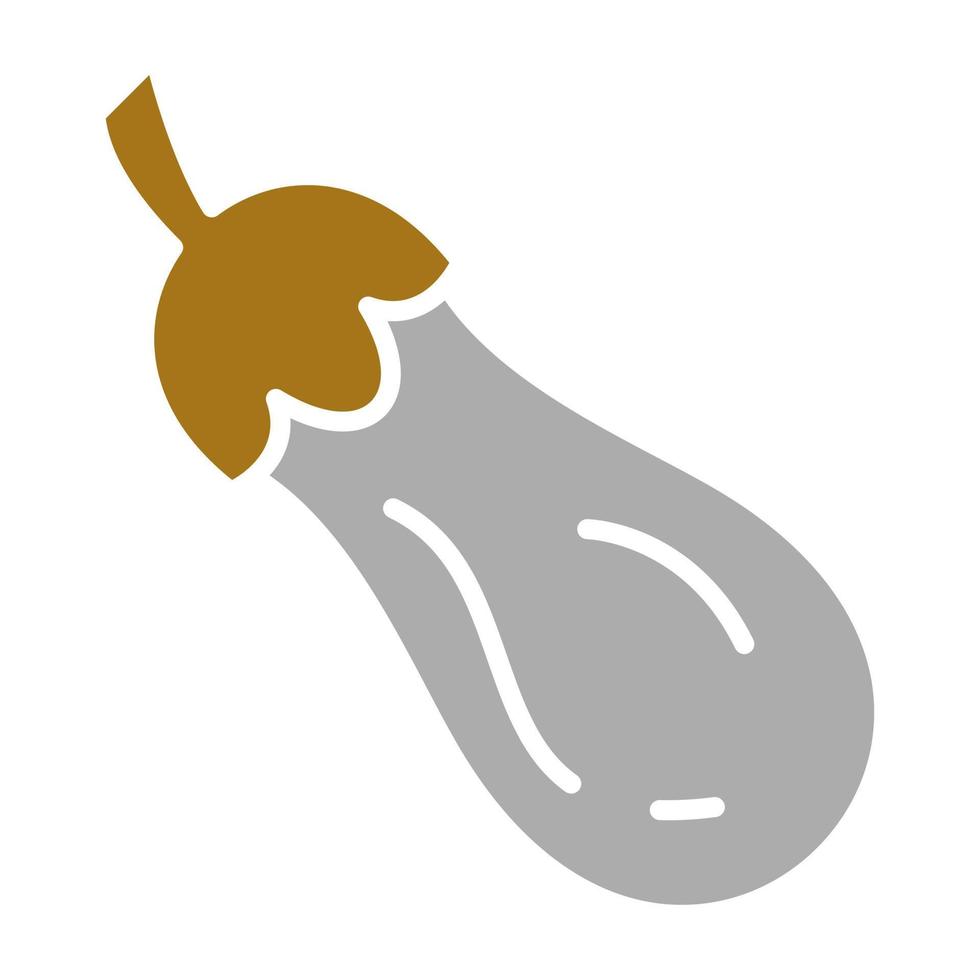 Eggplant Vector Icon Style