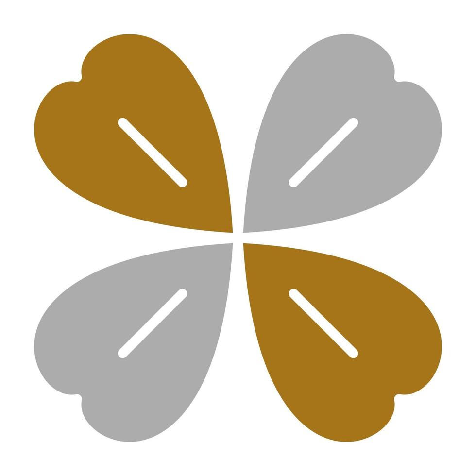 Four Leaf Clover Vector Icon Style
