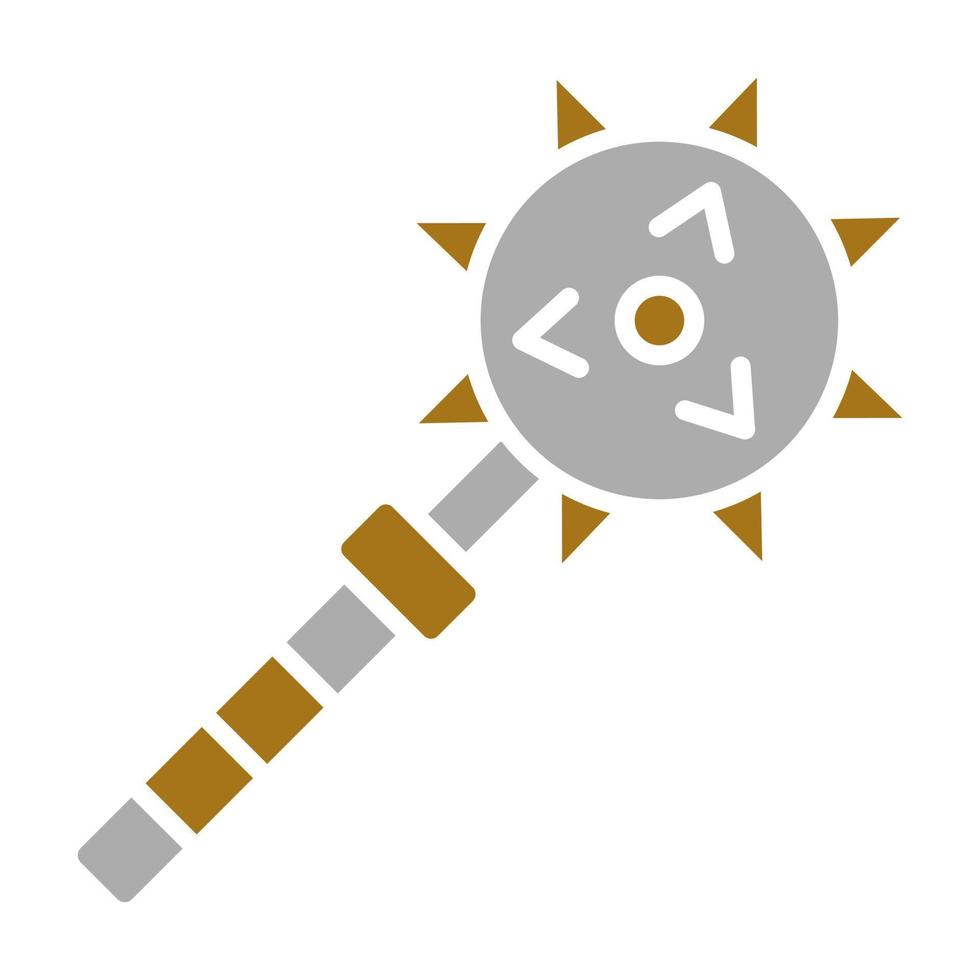 Mace Vector Icon Style