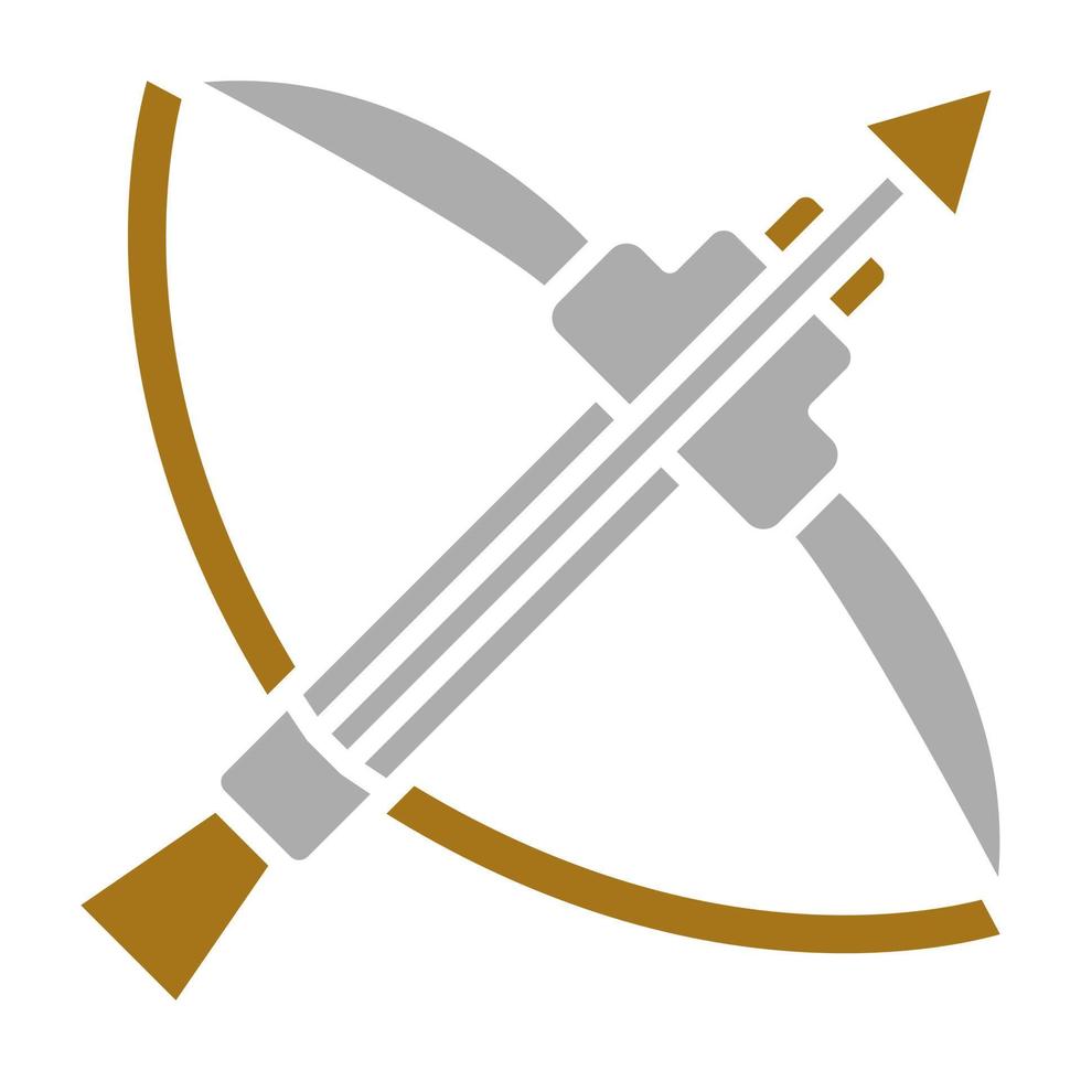 Crossbow Vector Icon Style