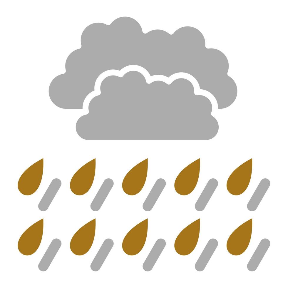 Rain Vector Icon Style