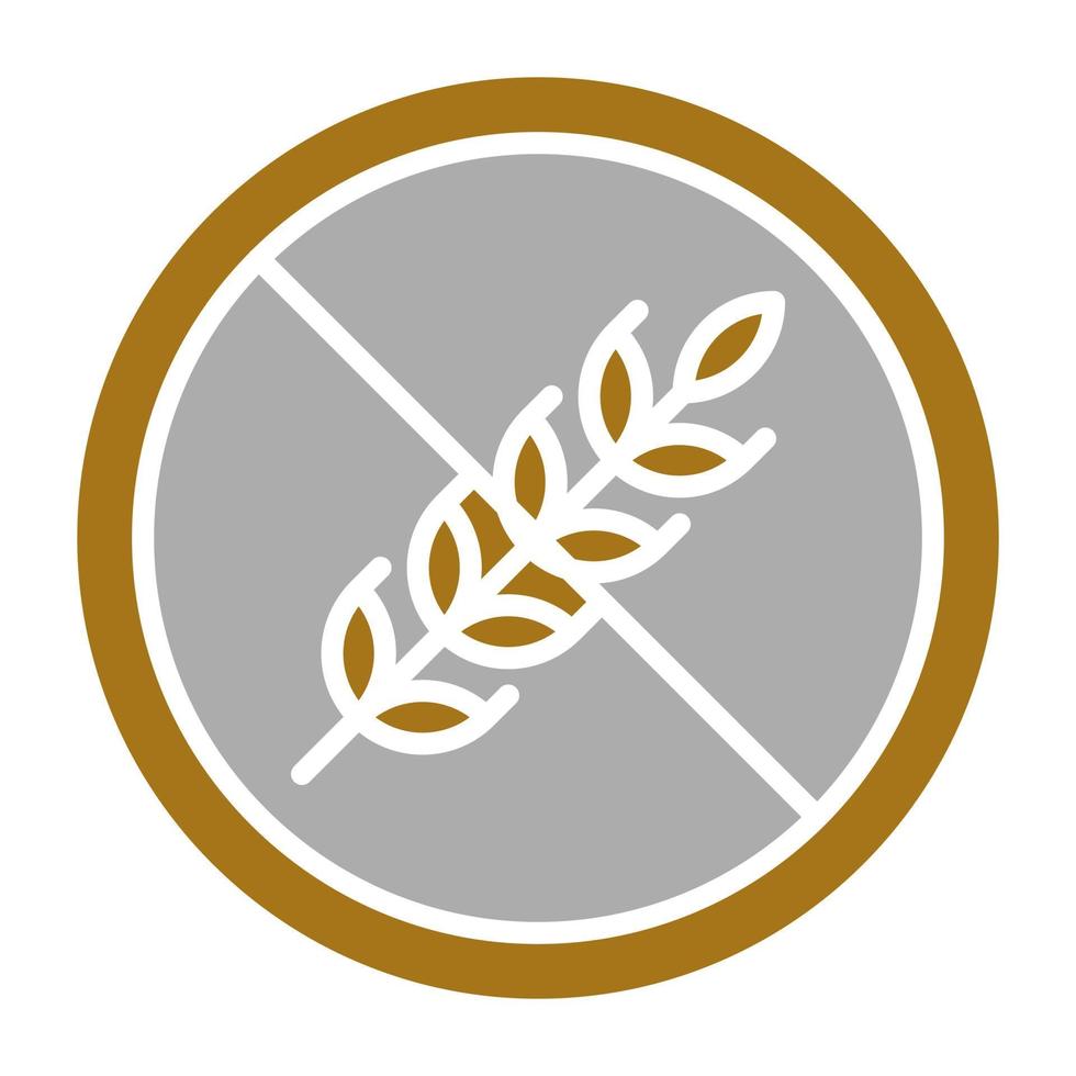 Gluten Free Vector Icon Style