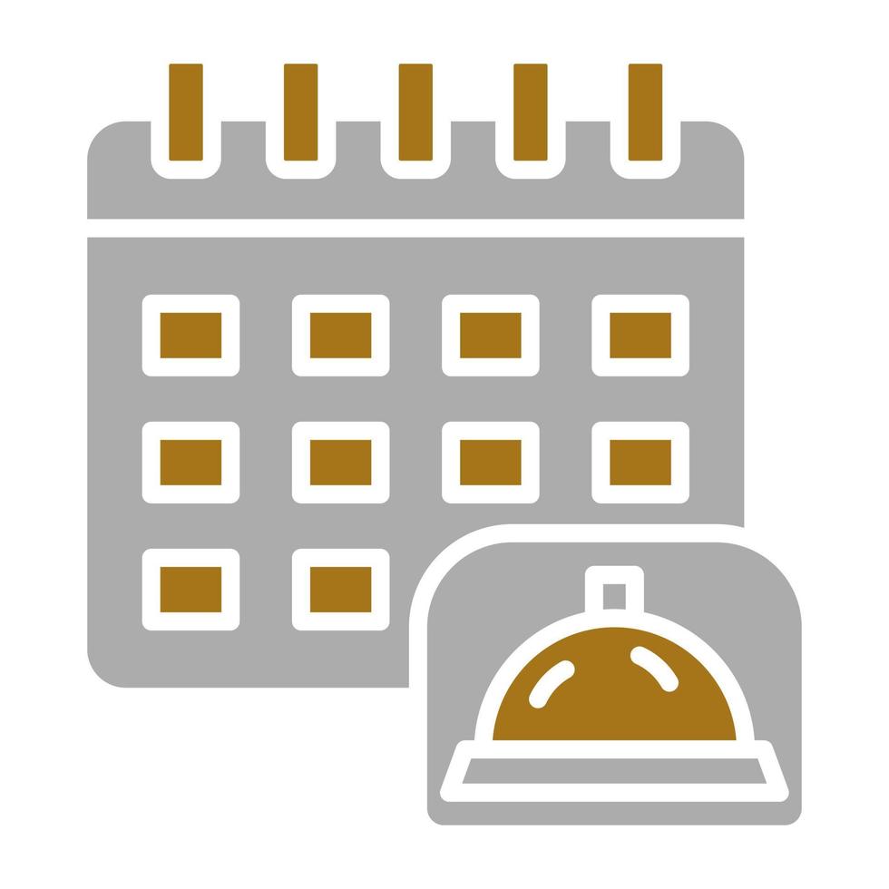 Event Date Vector Icon Style