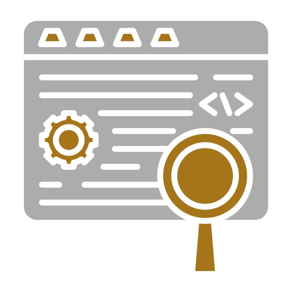 código pruebas vector icono estilo 22487667 Vector en Vecteezy
