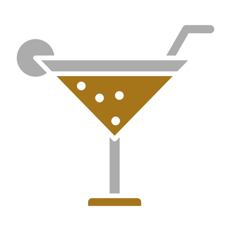 Cocktail Vector Icon Style