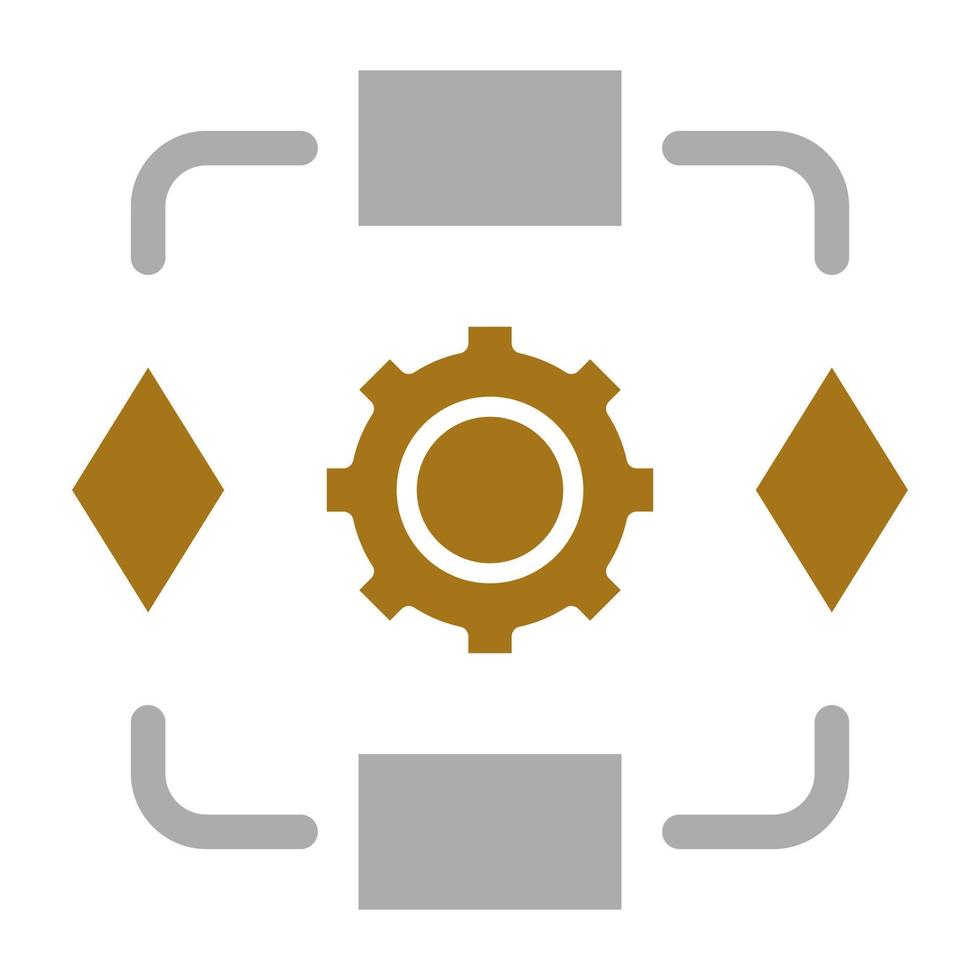 Algorithm Vector Icon Style