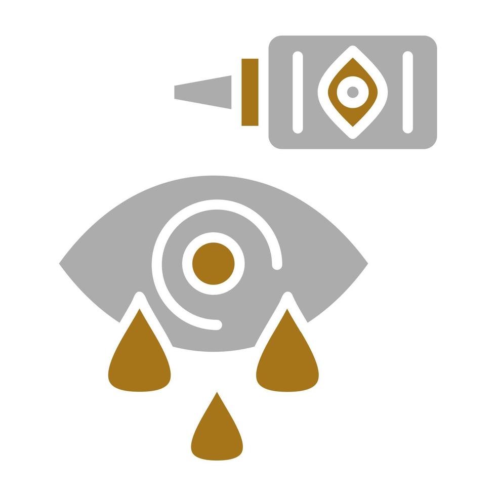 Artificial Tears Vector Icon Style